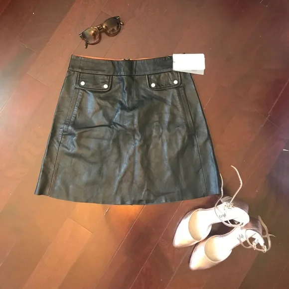Leather Zara Skirt - Picture 2 of 3